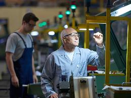 A large manufacturing plant needs to hire several production workers.